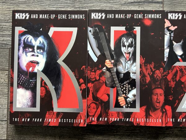 KISS Book Gene Simmons Kiss And Make-Up 4pc Set Softcover 2002 Vintage Kiss