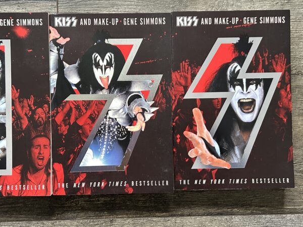 KISS Book Gene Simmons Kiss And Make-Up 4pc Set Softcover 2002 Vintage Kiss