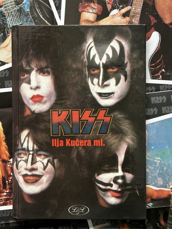 KISS Book llja Kucera ml Hardcover w/ Poster Insert Czech 1995 Vintage Kiss