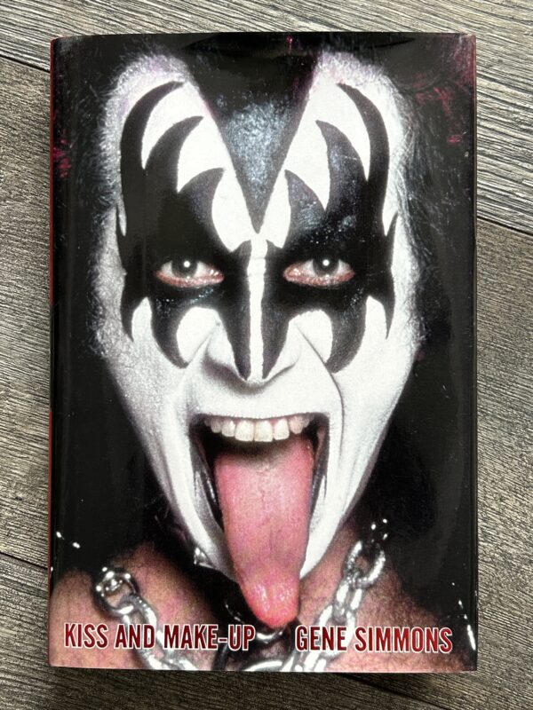 Kiss Book GENE SIMMONS Kiss And Makeup Hardcover 2001 Vintage Kiss Aucoin Era