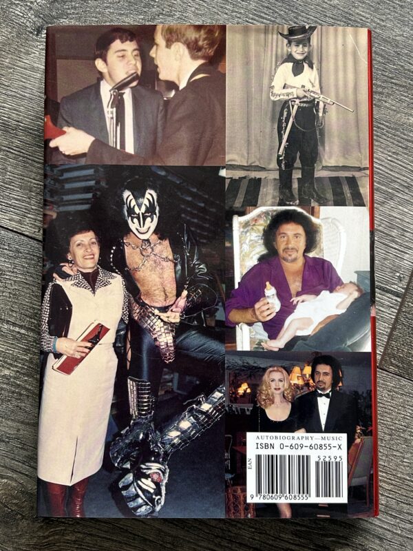 Kiss Book GENE SIMMONS Kiss And Makeup Hardcover 2001 Vintage Kiss Aucoin Era