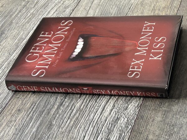 Kiss Book GENE SIMMONS Sex Money Kiss Red Cover Hardcover Vintage Kiss UNREAD