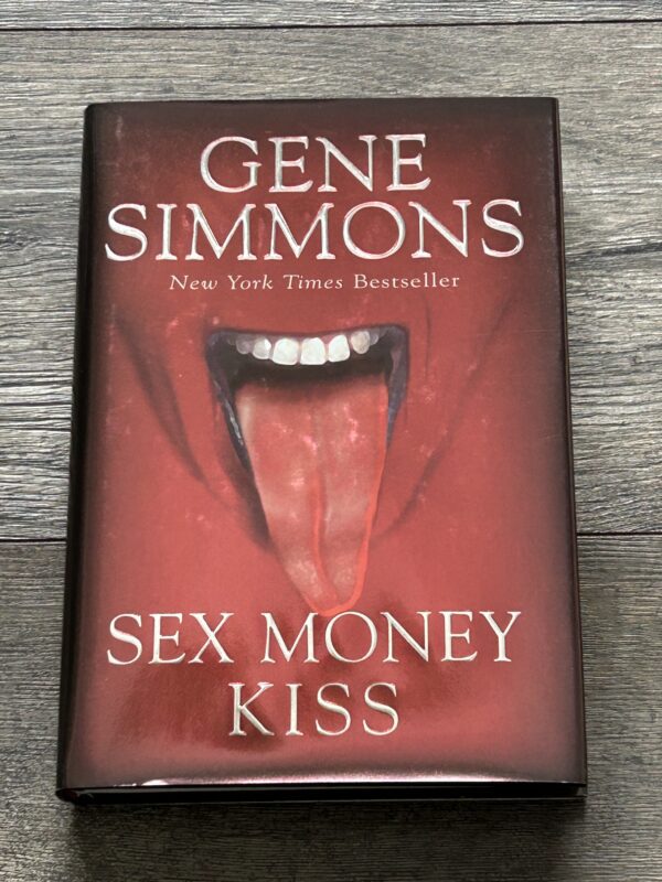 Kiss Book GENE SIMMONS SIGNED Sex Money Kiss Red Cover Hardcover Vintage Kiss A