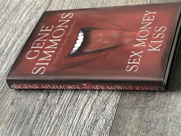 Kiss Book GENE SIMMONS SIGNED Sex Money Kiss Red Cover Hardcover Vintage Kiss A