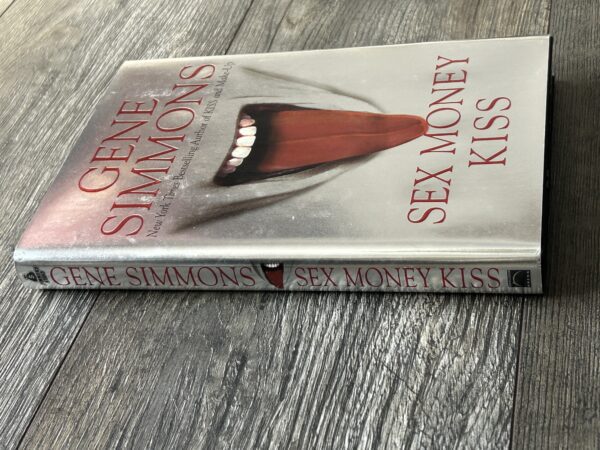 Kiss Book GENE SIMMONS Sex Money Kiss Silver Cover Hardcover Vintage Kiss UNREAD