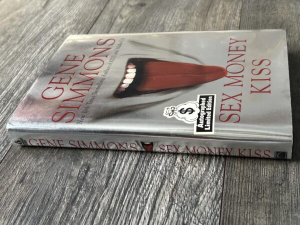 Kiss Book GENE SIMMONS SIGNED Sex Money Kiss Silver Hardcover Vintage Kiss A