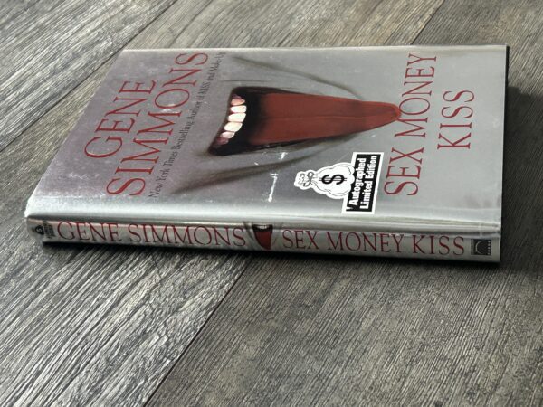 Kiss Book GENE SIMMONS SIGNED Sex Money Kiss Silver Hardcover Vintage Kiss D