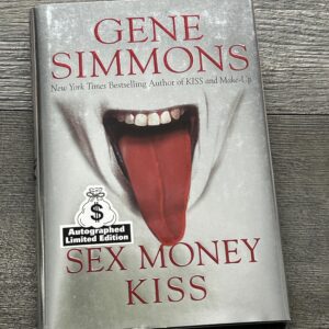 Kiss Book GENE SIMMONS SIGNED Sex Money Kiss Silver Hardcover Vintage Kiss E