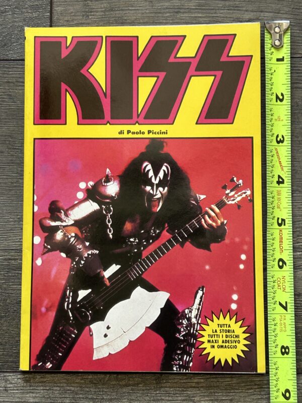 KISS Book Kiss Photo Book Big Parade Photo Card Paolo Piccini Italy Vintage Kiss