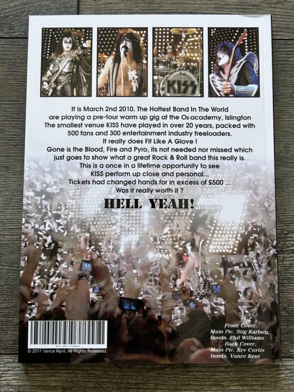 KISS Book Kiss Rocks Islington Academy London Concert Photo Book UK 2010 UNREAD