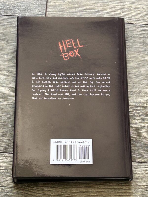 KISS Book Sean Delaney Hell Box Hardcover Bryan Kinnaird Vintage Kiss Aucoin