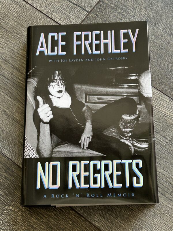 KISS Book ACE FREHLEY No Regrets Hardcover Book 2011 MTV Printing Vintage Kiss