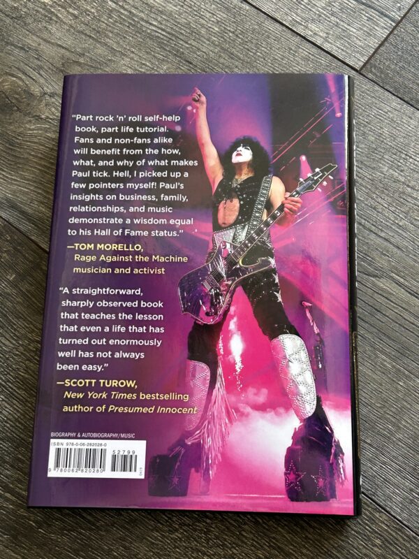 KISS Book PAUL STANLEY SIGNED AUTOGRAPH Backstage Pass Hardcover Vintage Kiss