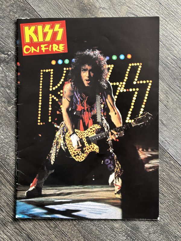 KISS Book Kiss On Fire Sweden Animalize Concert Tour Vintage Kiss Memorabilia