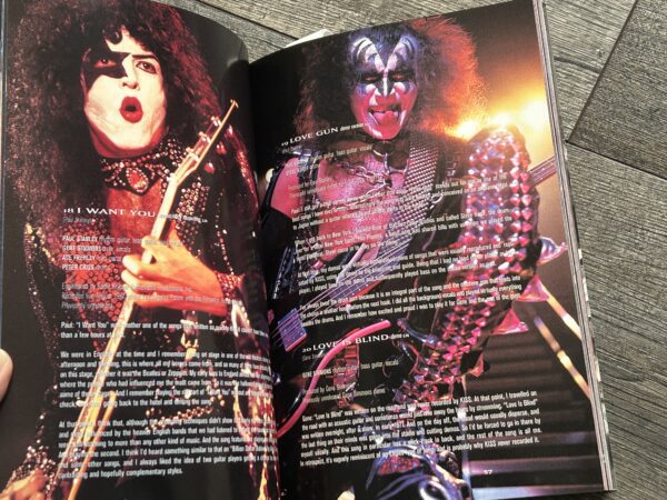 KISS Book Softcover Insert KISS CD Box Set Cigar Case 2001 Vintage Kiss Aucoin