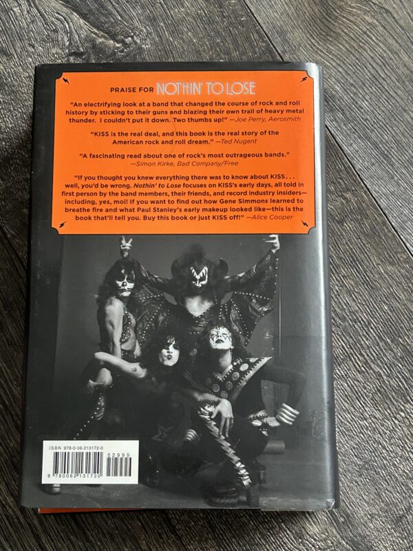 KISS Book Nothin' To Lose Ken Sharp Hardcover 1st Ed 2013 Vintage Kiss Aucoin