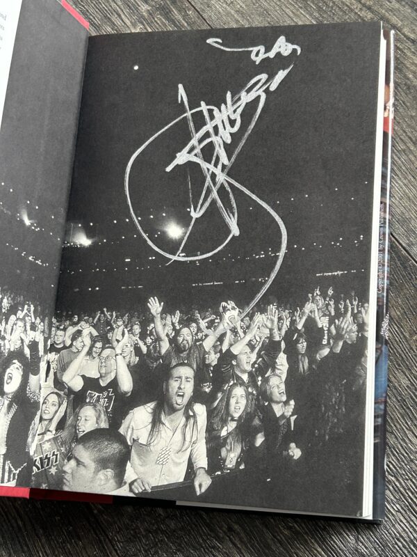 KISS Book GENE SIMMONS SIGNED TWICE AUTOGRAPH Kiss & Make-Up HC Vintage Kiss