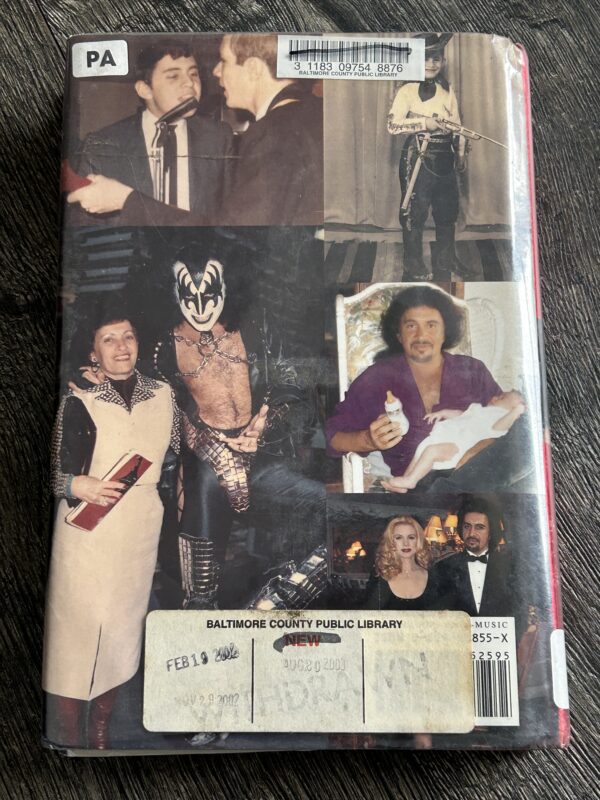 KISS Book GENE SIMMONS Kiss & Make-Up Hardcover 1st Ed Library Book Vintage Kiss