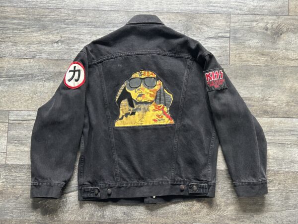 KISS Vintage Jacket Denim Hot In The Shade Concert Tour 1990 Sphinx Vintage Kiss