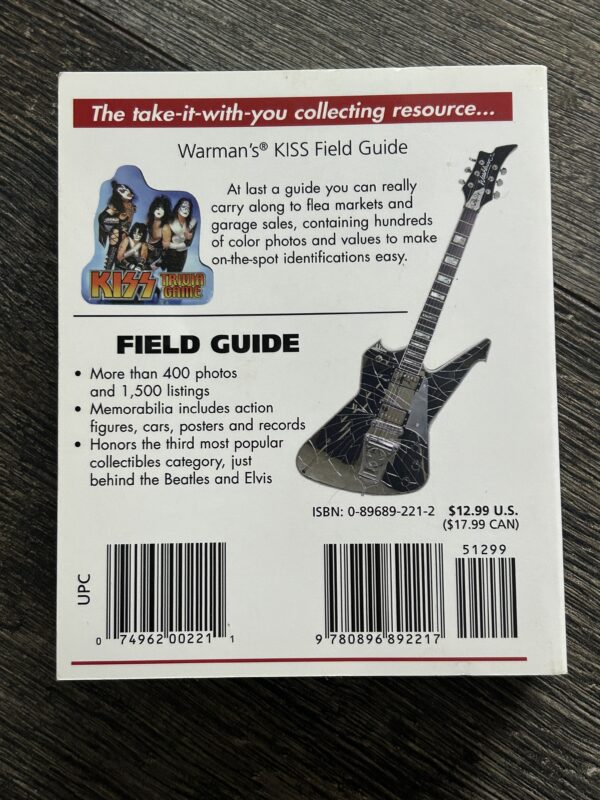 KISS Book Kiss Collectibles Field Guide Mini Book Tom Shannon 2005 Vintage Kiss