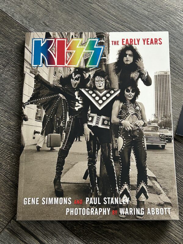 KISS Book GENE SIMMONS PAUL STANLEY SIGNED Early Years Pass Vintage Kiss Aucoin