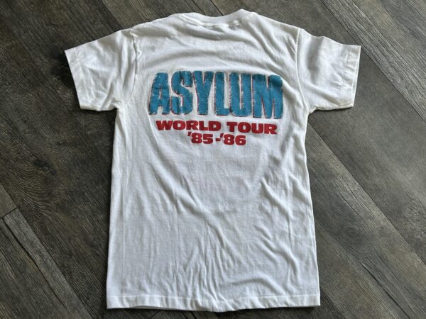 KISS Vintage T-Shirt Asylum Concert Tour Exploding Logo M 1985 Vintage Kiss