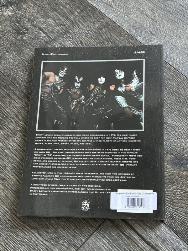 KISS Book The Kiss Years Barry Levine 1970's Photo Book 1997 Vintage Kiss Aucoin - Image 4