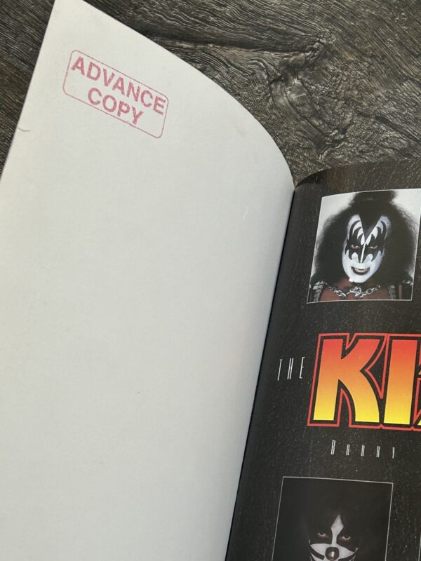 KISS Book The Kiss Years Barry Levine ADVANCE COPY 1997 Vintage Kiss Aucoin