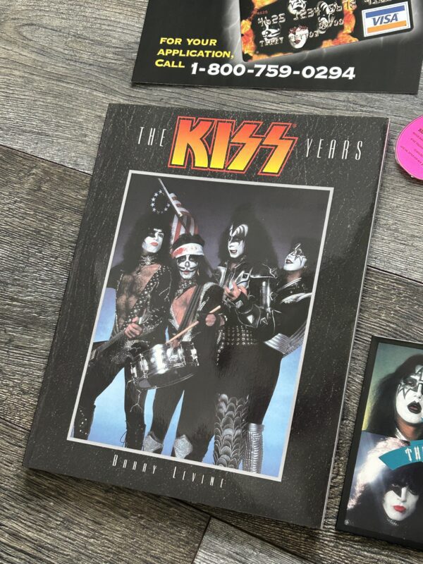 KISS Book Kiss Years Barry Levine 1970's Photos 1997 w/ CD Vintage Kiss Aucoin