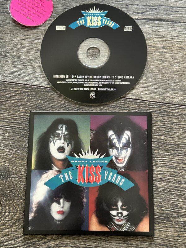 KISS Book Kiss Years Barry Levine 1970's Photos 1997 w/ CD Vintage Kiss Aucoin - Image 4