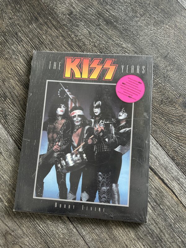 KISS Book Kiss Years Barry Levine SEALED Hype Sticker w/ CD Vintage Kiss Aucoin