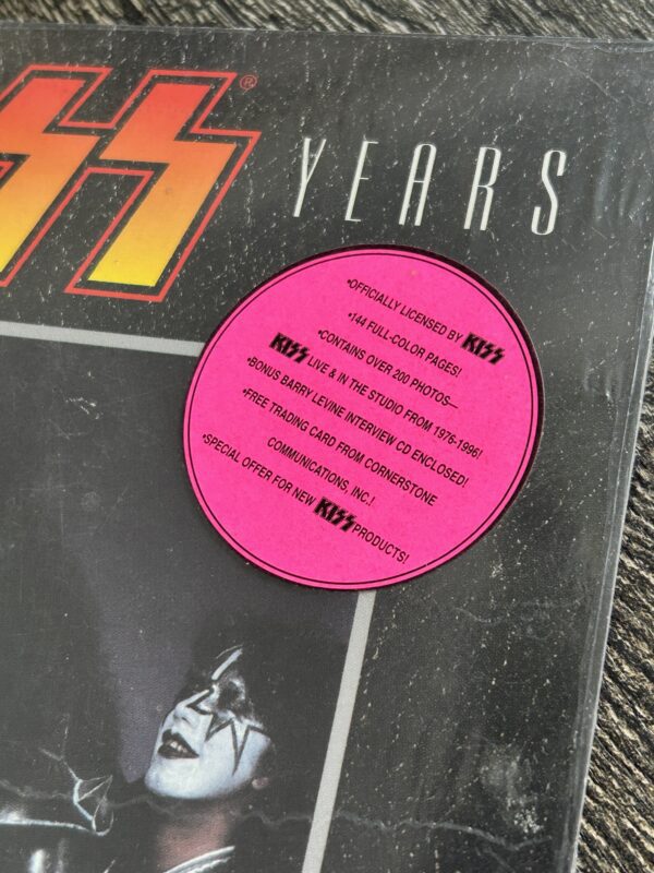 KISS Book Kiss Years Barry Levine SEALED Hype Sticker w/ CD Vintage Kiss Aucoin - Image 2