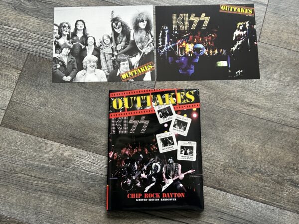 KISS Book Outtakes Chip Rock SIGNED Hardcover w/ Photos 1999 Vintage Kiss Aucoin