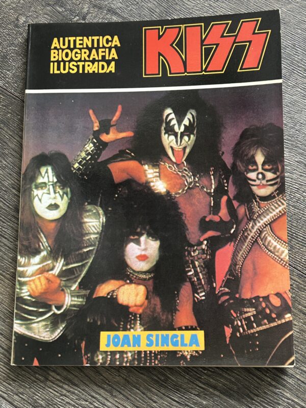 KISS Book Illustrated Biography Joan Singla Spain Spanish 1984 Vintage Kiss