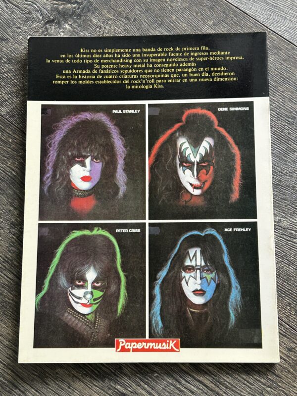 KISS Book Illustrated Biography Joan Singla Spain Spanish 1984 Vintage Kiss - Image 6