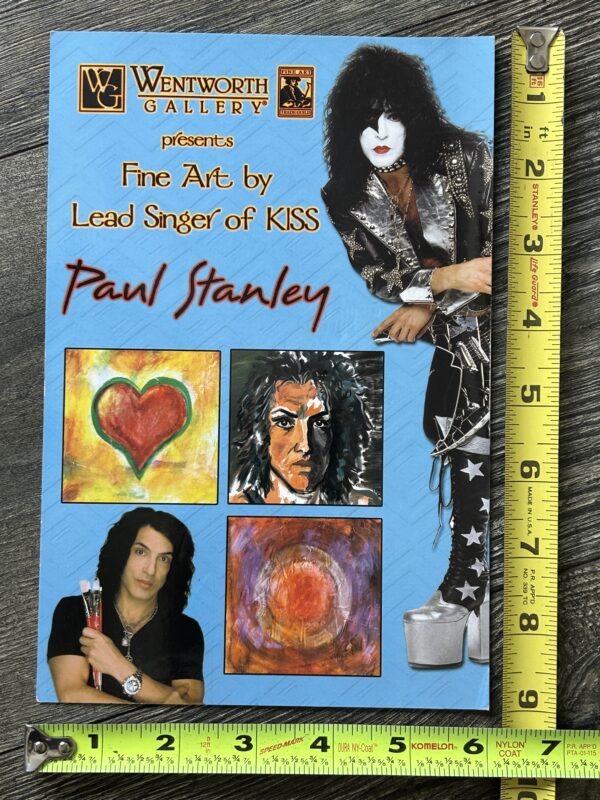 Kiss PAUL STANLEY ART Wentworth Gallery Invitation Roosevelt Mall Garden City NY