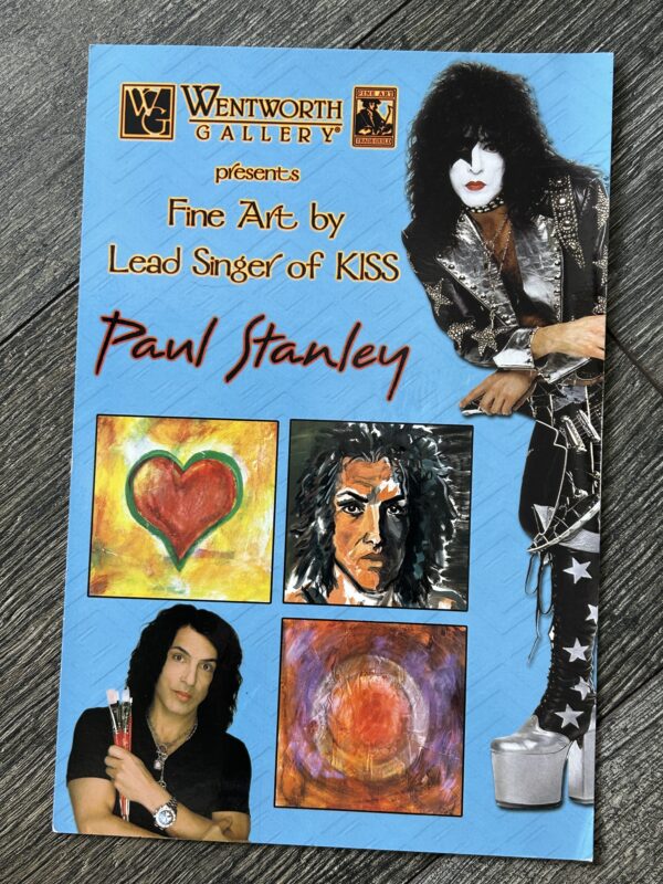 Kiss PAUL STANLEY ART Wentworth Gallery Invitation Roosevelt Mall Garden City NY