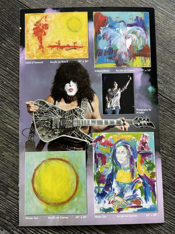 Kiss PAUL STANLEY ART Wentworth Gallery VIP Invitation Ritz Carlton McLean VA 08