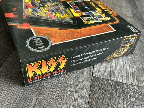 KISS Electric Pinball Game 1978 Theme BOX ONLY w/ Uncut POSTER 2011 Vintage Kiss