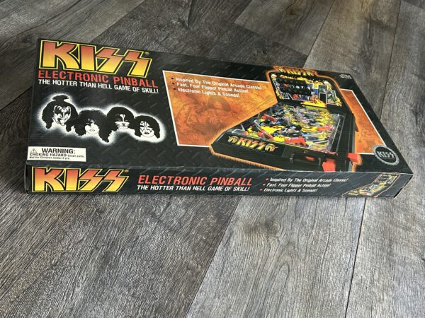 KISS Electric Pinball Game 1978 Theme BOX ONLY w/ Uncut POSTER 2011 Vintage Kiss