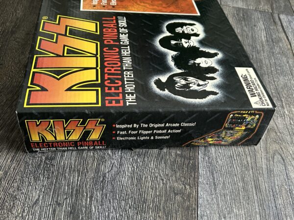 KISS Electric Pinball Game 1978 Theme BOX ONLY w/ Uncut POSTER 2011 Vintage Kiss