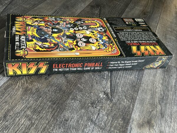 KISS Electric Pinball Game 1978 Theme BOX ONLY w/ Uncut POSTER 2011 Vintage Kiss