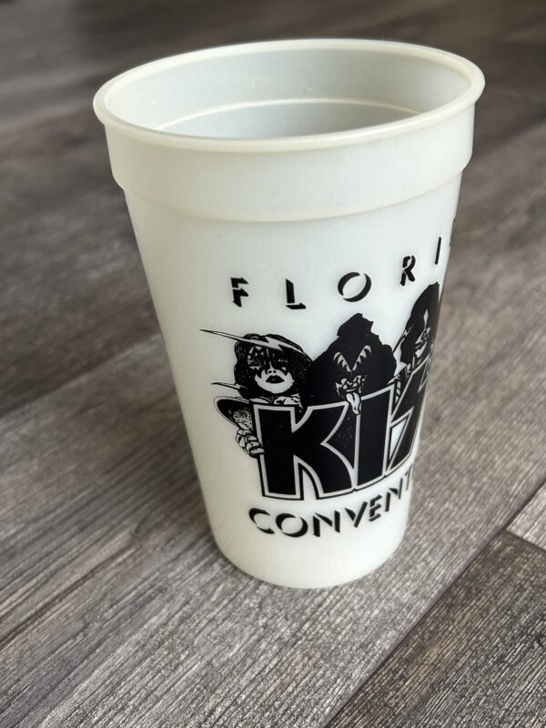 KISS Cup Florida Kiss Convention 1990's Unmasked GLOW IN THE DARK Vintage Kiss