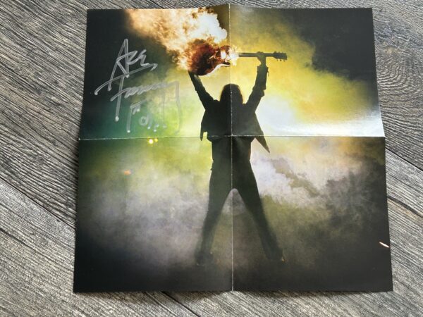 Kiss ACE FREHLEY SIGNED Autograph Smoking Guitar Poster CD Booklet Anomaly