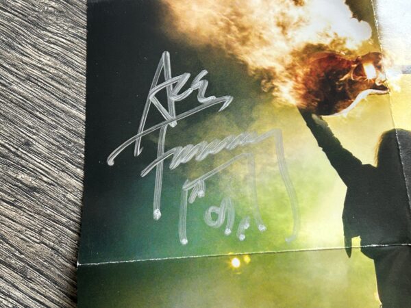 Kiss ACE FREHLEY SIGNED Autograph Smoking Guitar Poster CD Booklet Anomaly