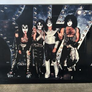 KISS Photo Display Reunion Tour USS Intrepid Press Conference 19x23 Vintage Kiss