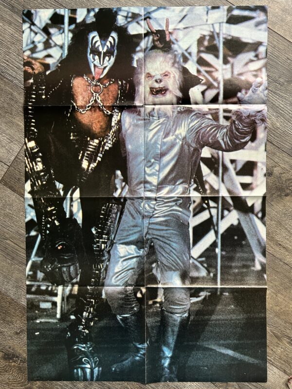 KISS Poster Centerfold Vintage Kiss Meets The Phantom GENE SIMMONS Aucoin 20x31