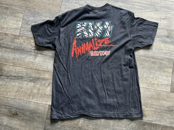 KISS Vintage Concert T-Shirt Animalize Tour 84-85 Large Vintage Kiss UNWORN