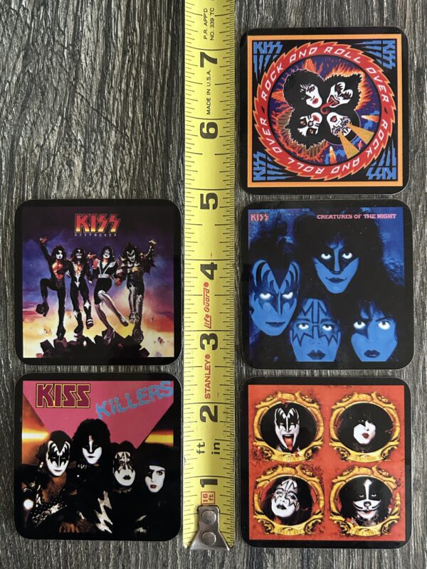 KISS Magnet 5 Set Killers Creatures Destroyer Rock Over Vintage Kiss Memorabilia