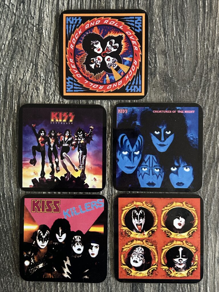 KISS Magnet 5 Set Killers Creatures Destroyer Rock Over Vintage Kiss Memorabilia